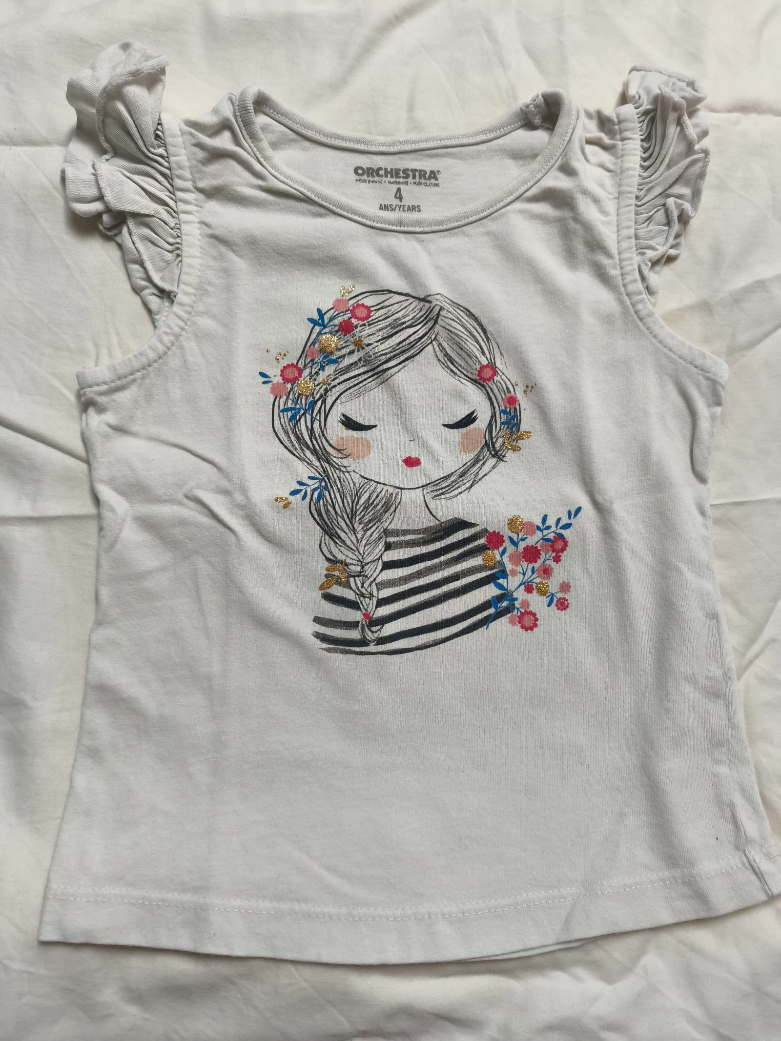 Lote de camisetas de manga corta para niña (4 años) – photo 6